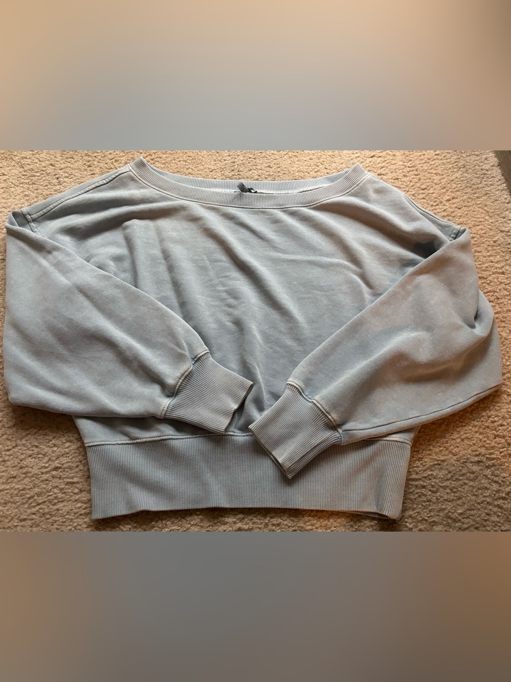 aerie Pale Blue Crewneck Sweatshirt